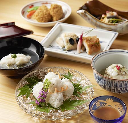 季節のはも料理