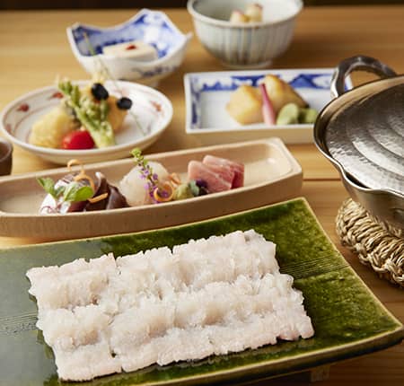 季節のはも料理